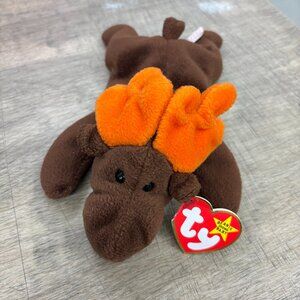 RARE 1993 "Chocolate" Moose 🫎 Beanie Baby - Vintage with tags